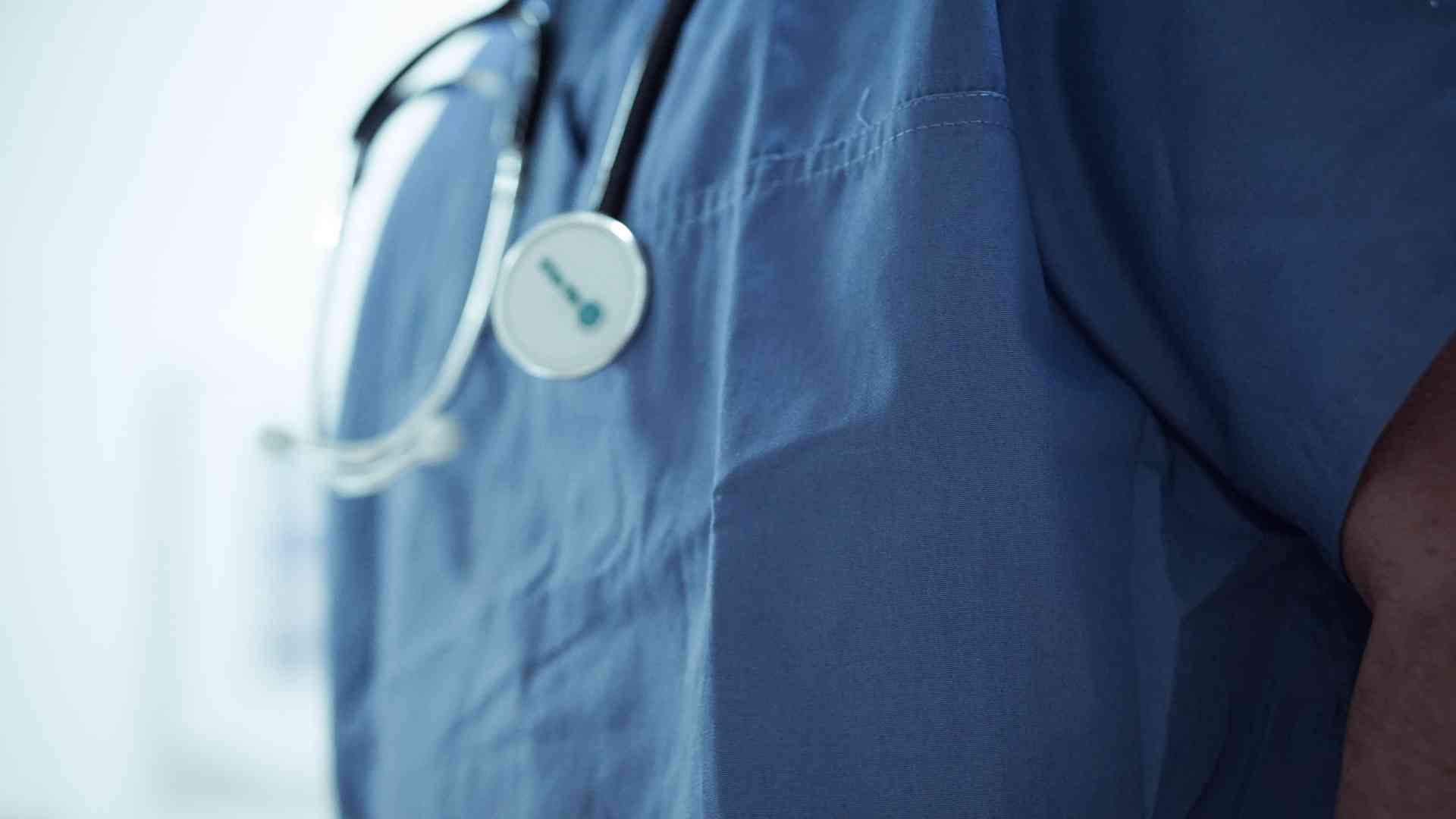 View of doctor