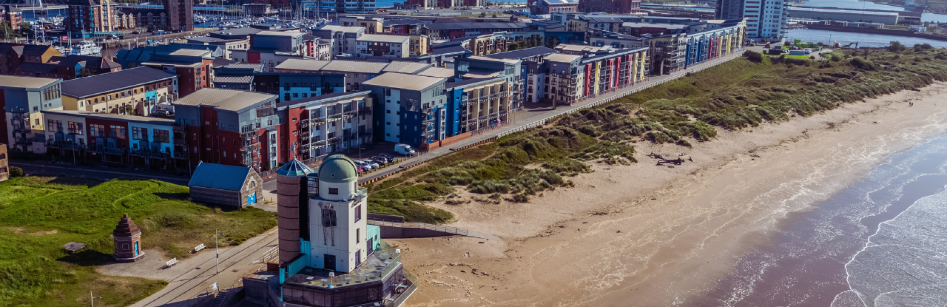 Swansea bay from the air