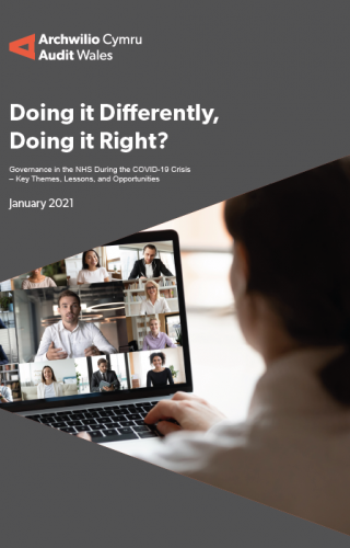 Person in a virtual meeting