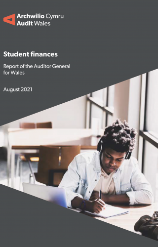 Image of a student working
