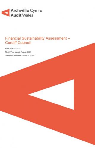 Front cover image of Cardiff Council – Financial Sustainability Assessment