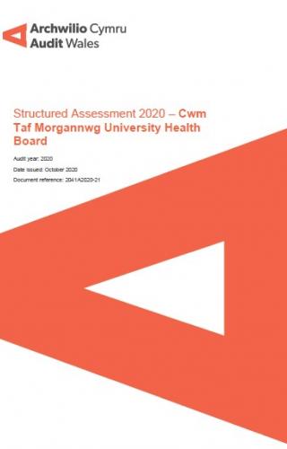 Cwm Taf Morgannwg University Health Board - Structured Assessment 2020 - publication cover